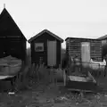 A random assortment of fishermen's huts, Harry's Karate Kamp, Harbour Campsite, Southwold - 12th July 2026
