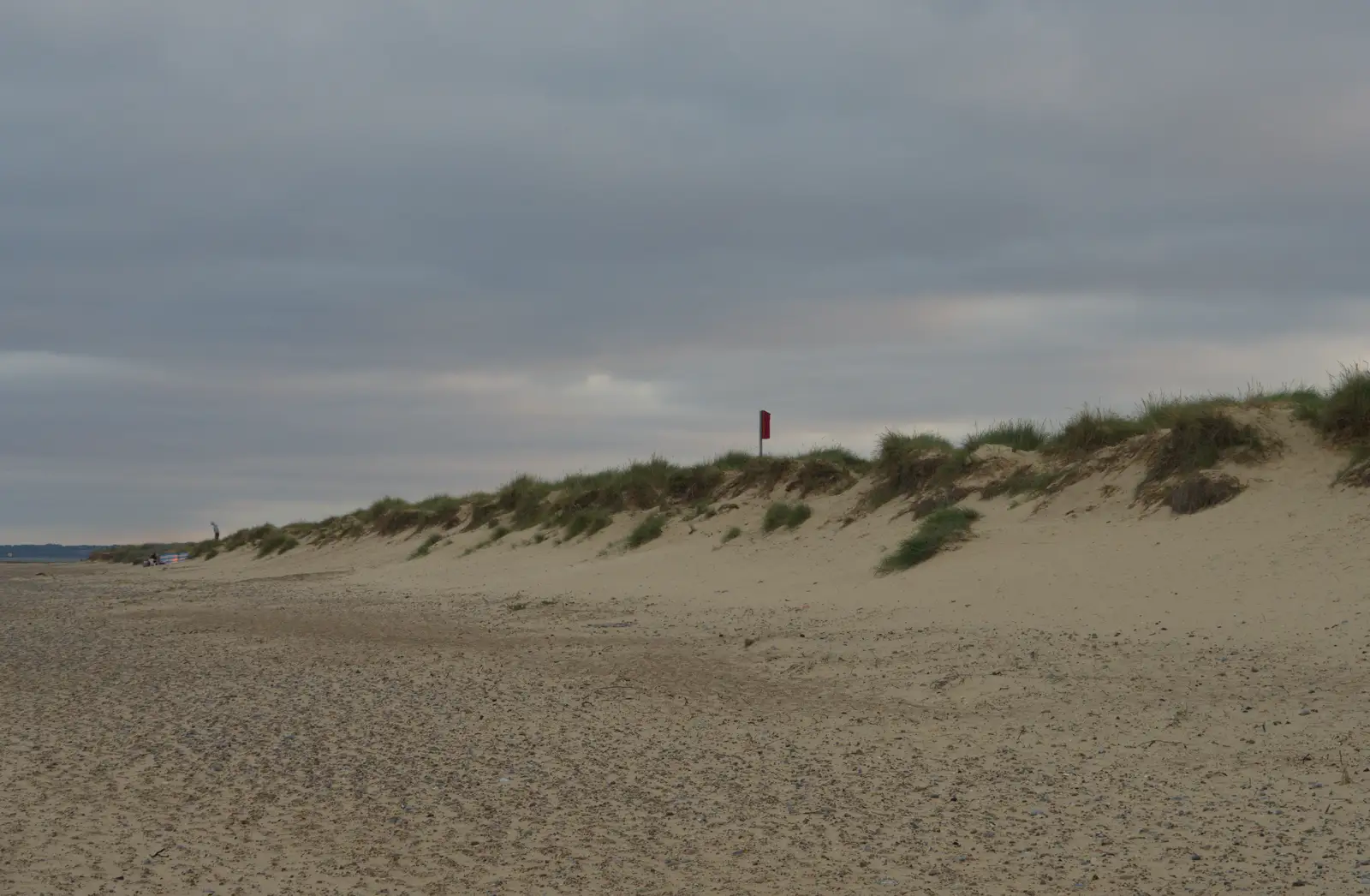 An empty beach, from Harry's Karate Kamp, Harbour Campsite, Southwold - 12th July 2026