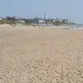 The beach is still quite empty, Harry's Karate Kamp, Harbour Campsite, Southwold - 12th July 2026