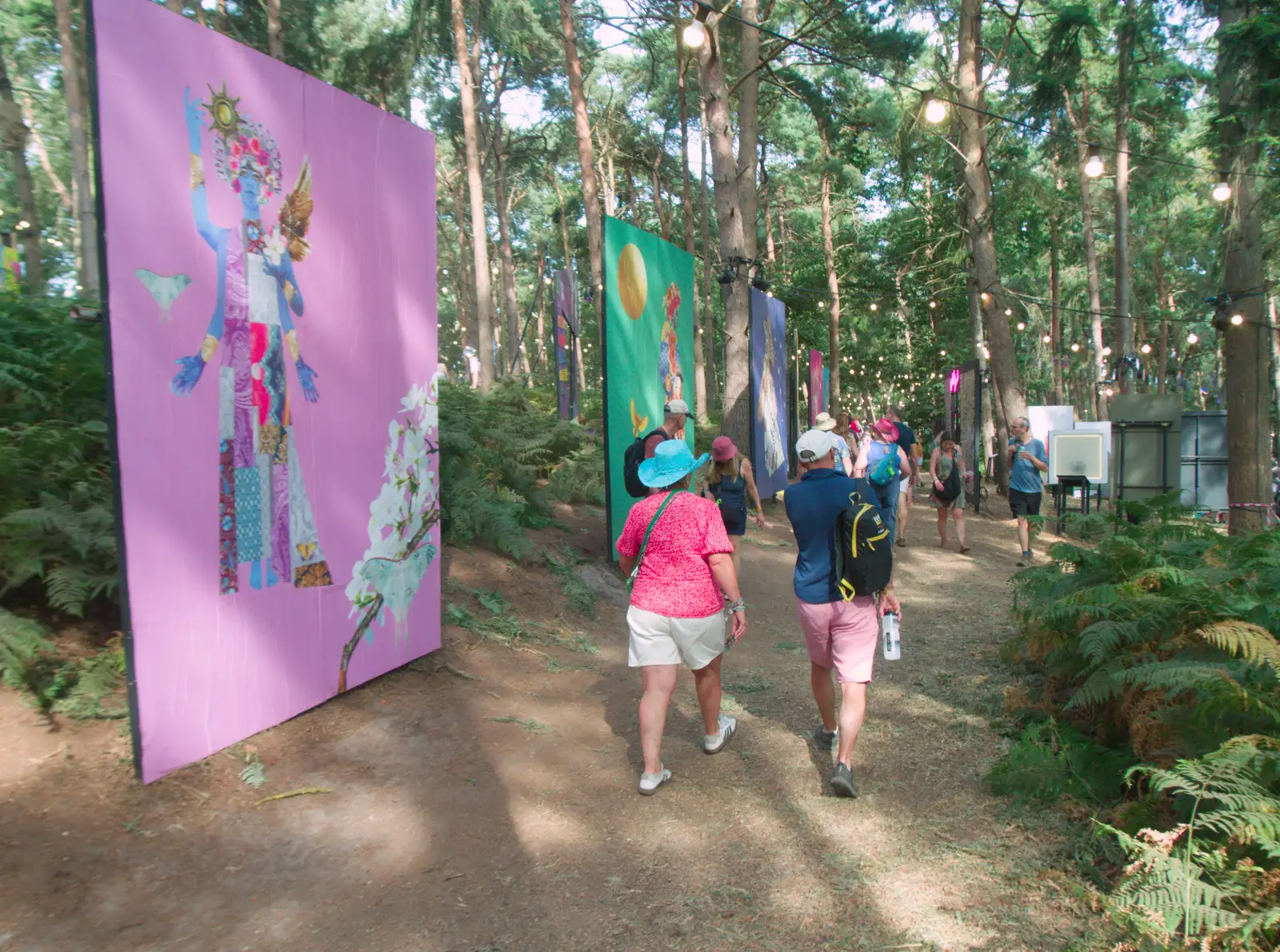First off, we head off into the woods, from Latitude's Twentieth Edition, Henham Park, Suffolk - 25th July 2026