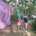 First off, we head off into the woods, Latitude's Twentieth Edition, Henham Park, Suffolk - 25th July 2026