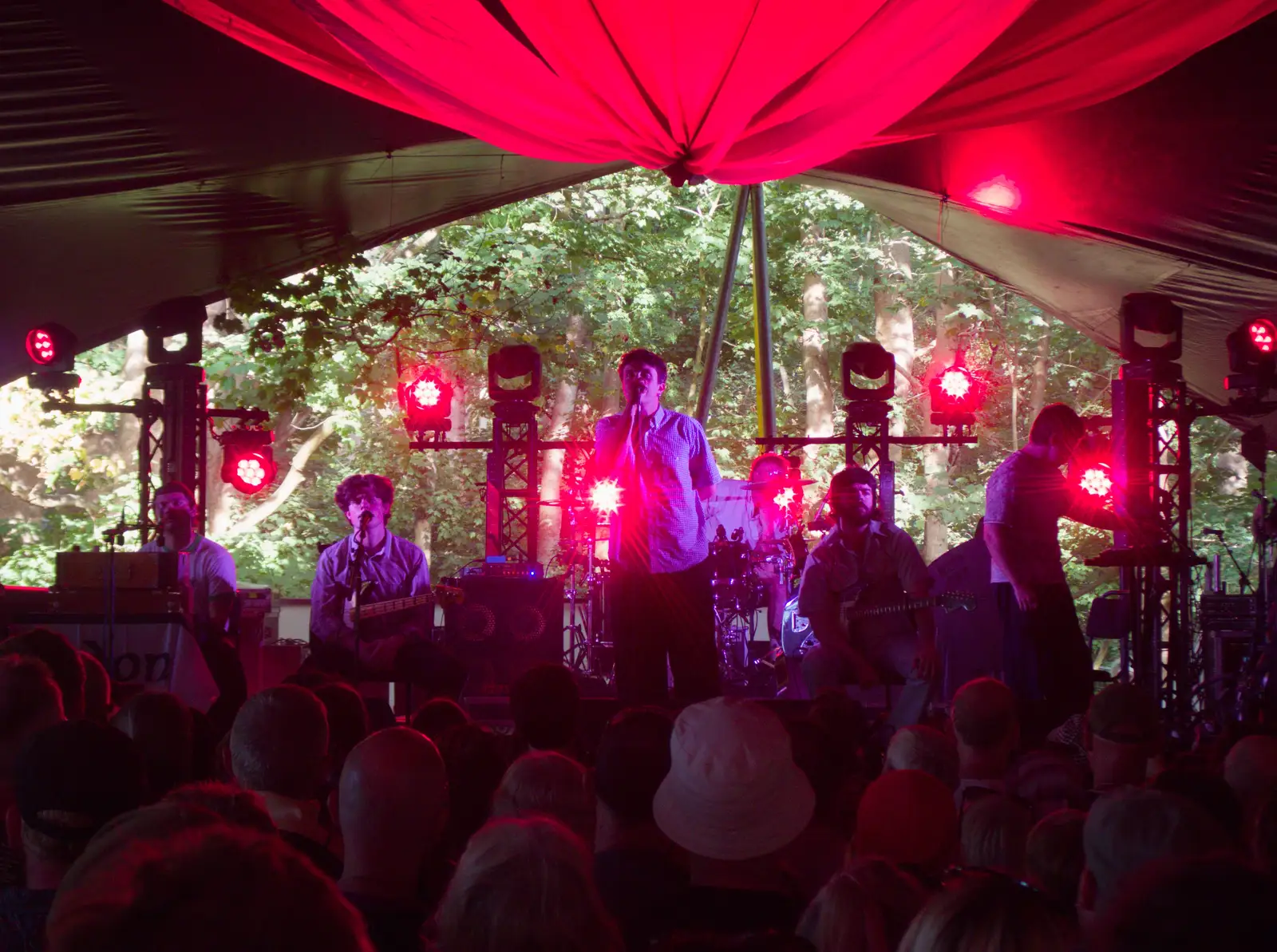 Madra Salach take to the Sunrise Arena, from Latitude's Twentieth Edition, Henham Park, Suffolk - 25th July 2026