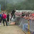 Climbing the steps to the crowd, Latitude's Twentieth Edition, Henham Park, Suffolk - 25th July 2026