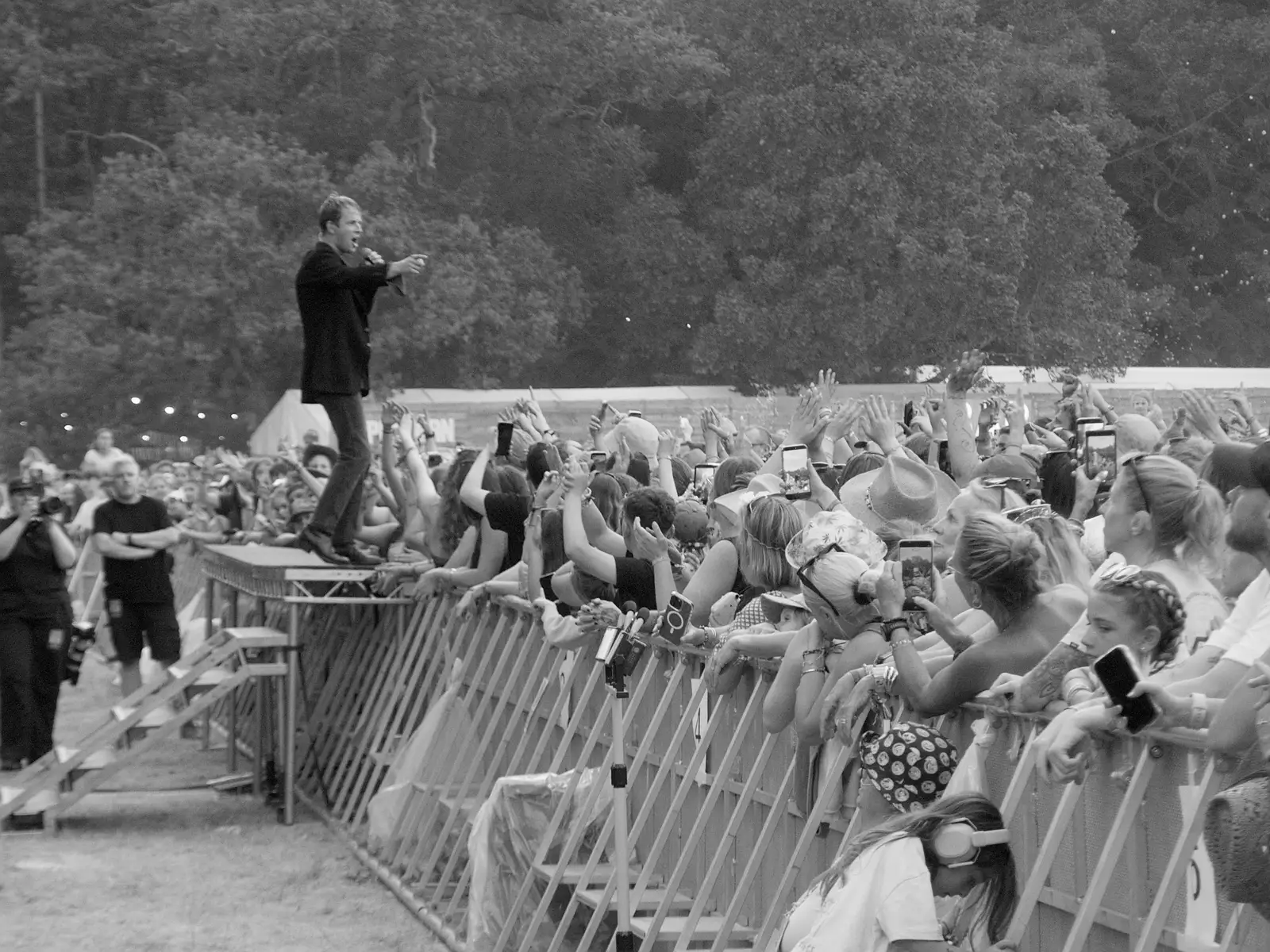 Tom Odell plays to the crowd, from Latitude's Twentieth Edition, Henham Park, Suffolk - 25th July 2026