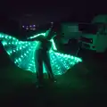 Isobel tries out her illuminated fairy wings, Latitude's Twentieth Edition, Henham Park, Suffolk - 25th July 2026