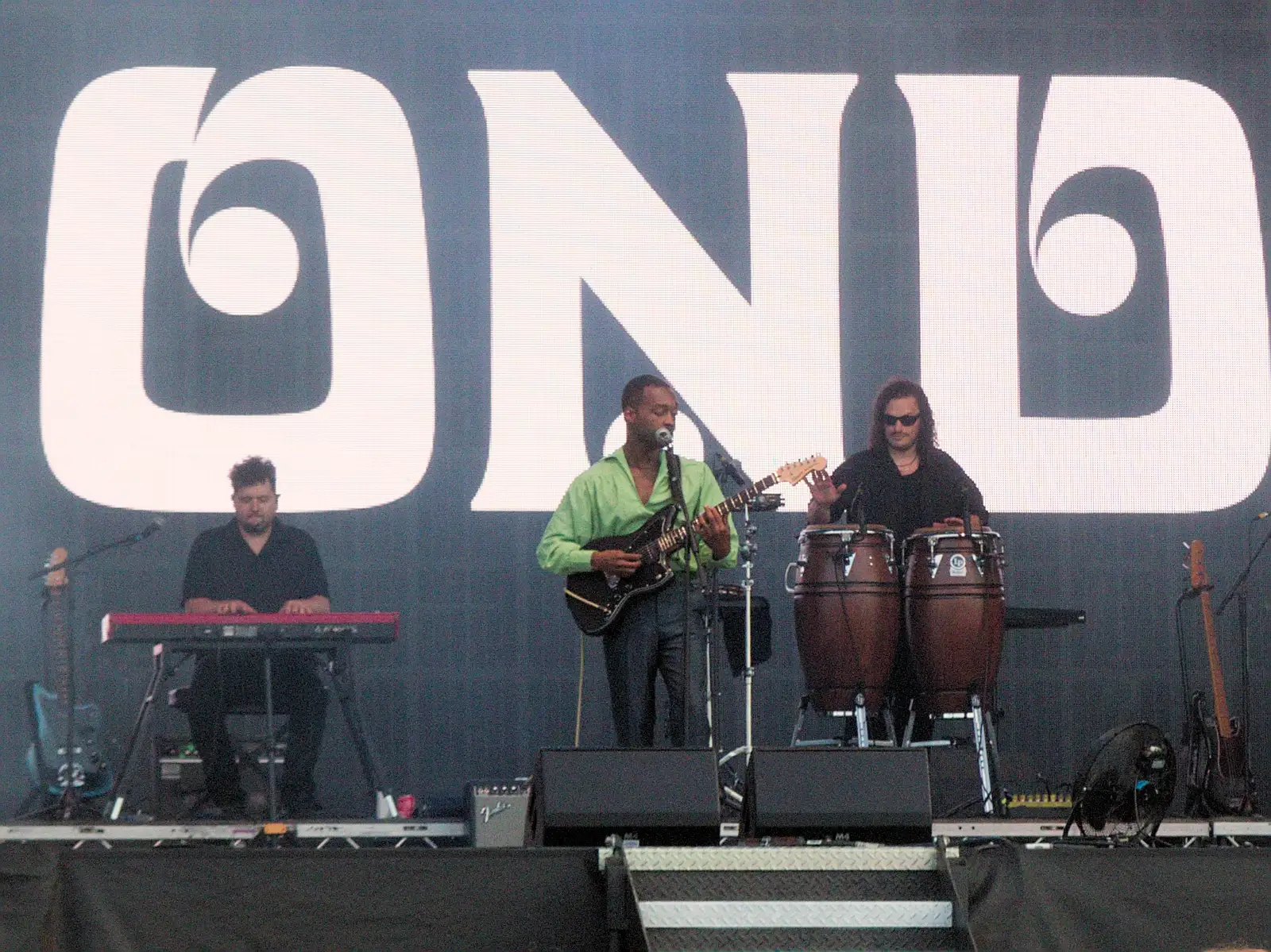 Jalen Ngonda on guitar, from Latitude's Twentieth Edition, Henham Park, Suffolk - 25th July 2026