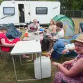 The camp party prepares for another day , Latitude's Twentieth Edition, Henham Park, Suffolk - 25th July 2026