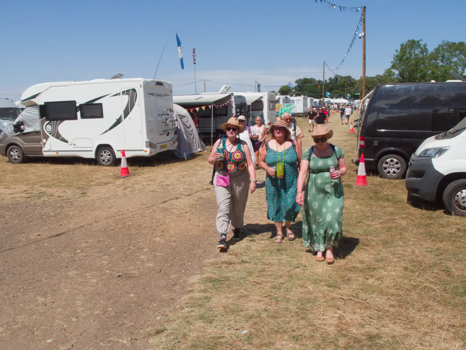 Hours later we're half way through the camp site, from Latitude's Twentieth Edition, Henham Park, Suffolk - 25th July 2026