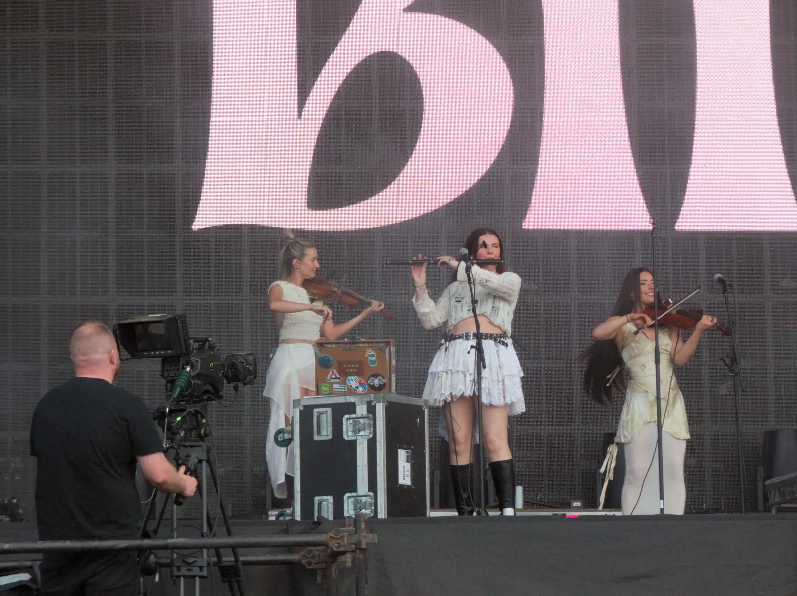 Irish trad band Biird are on the main stage, from Latitude's Twentieth Edition, Henham Park, Suffolk - 25th July 2026