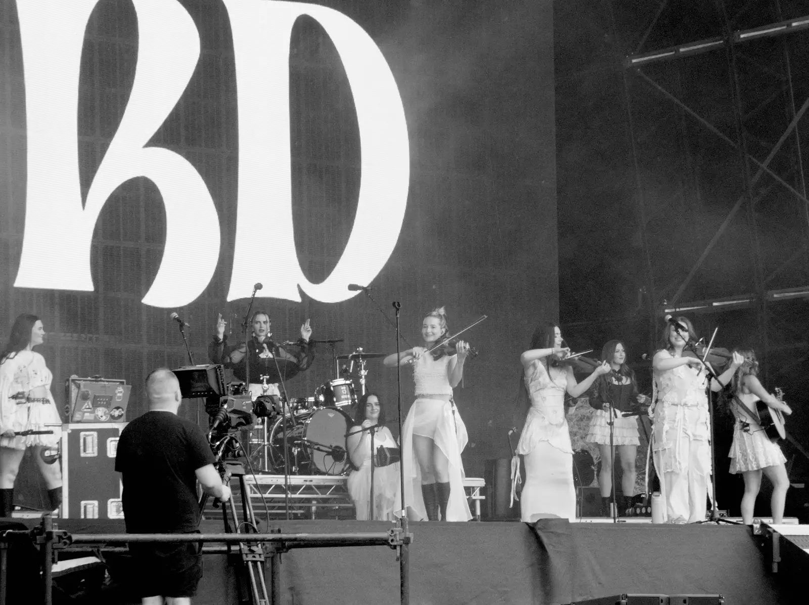 Fiddlers Three on the stage, from Latitude's Twentieth Edition, Henham Park, Suffolk - 25th July 2026
