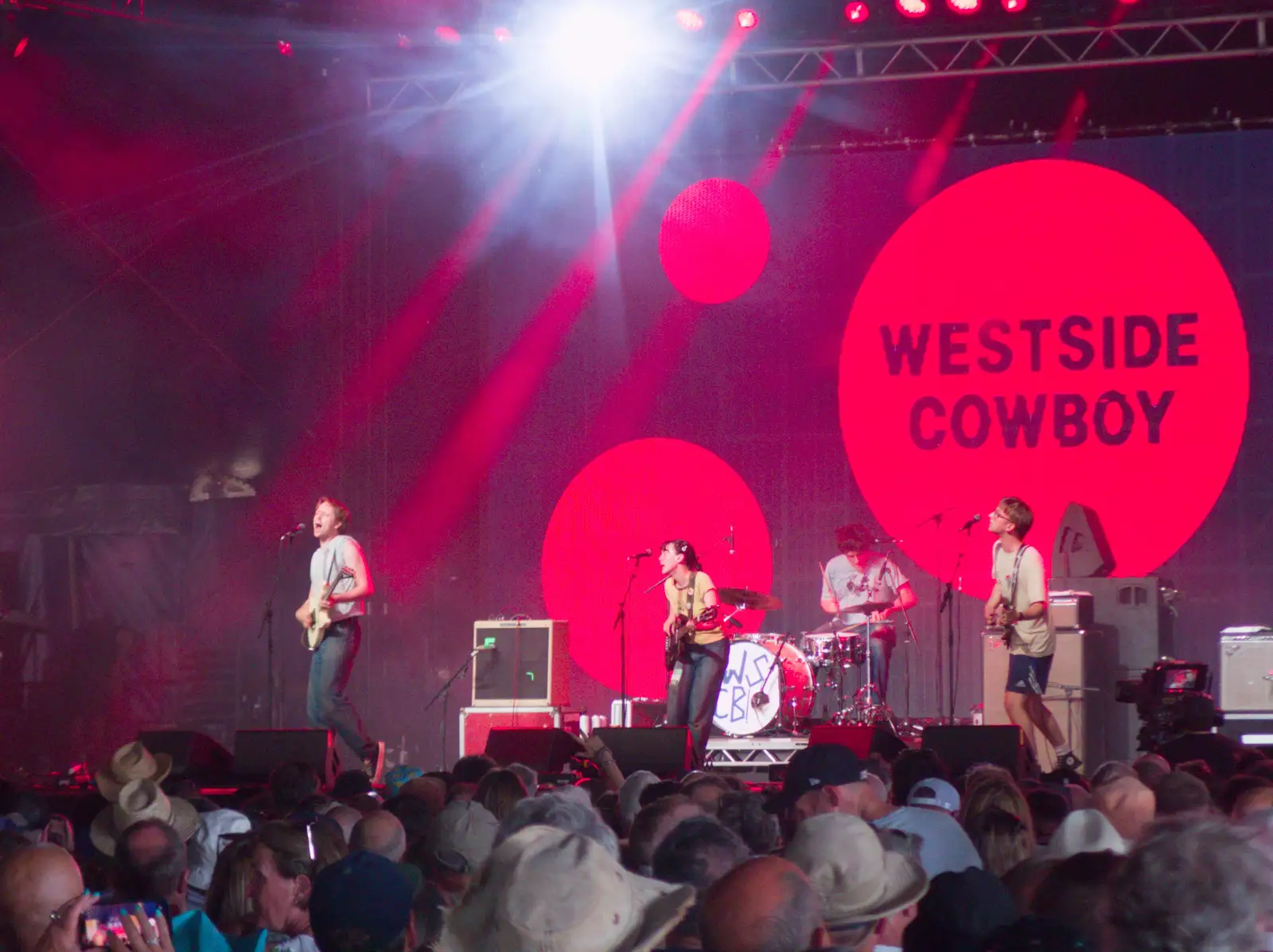 Westside Cowboy in the Second Stage tent, from Latitude's Twentieth Edition, Henham Park, Suffolk - 25th July 2026