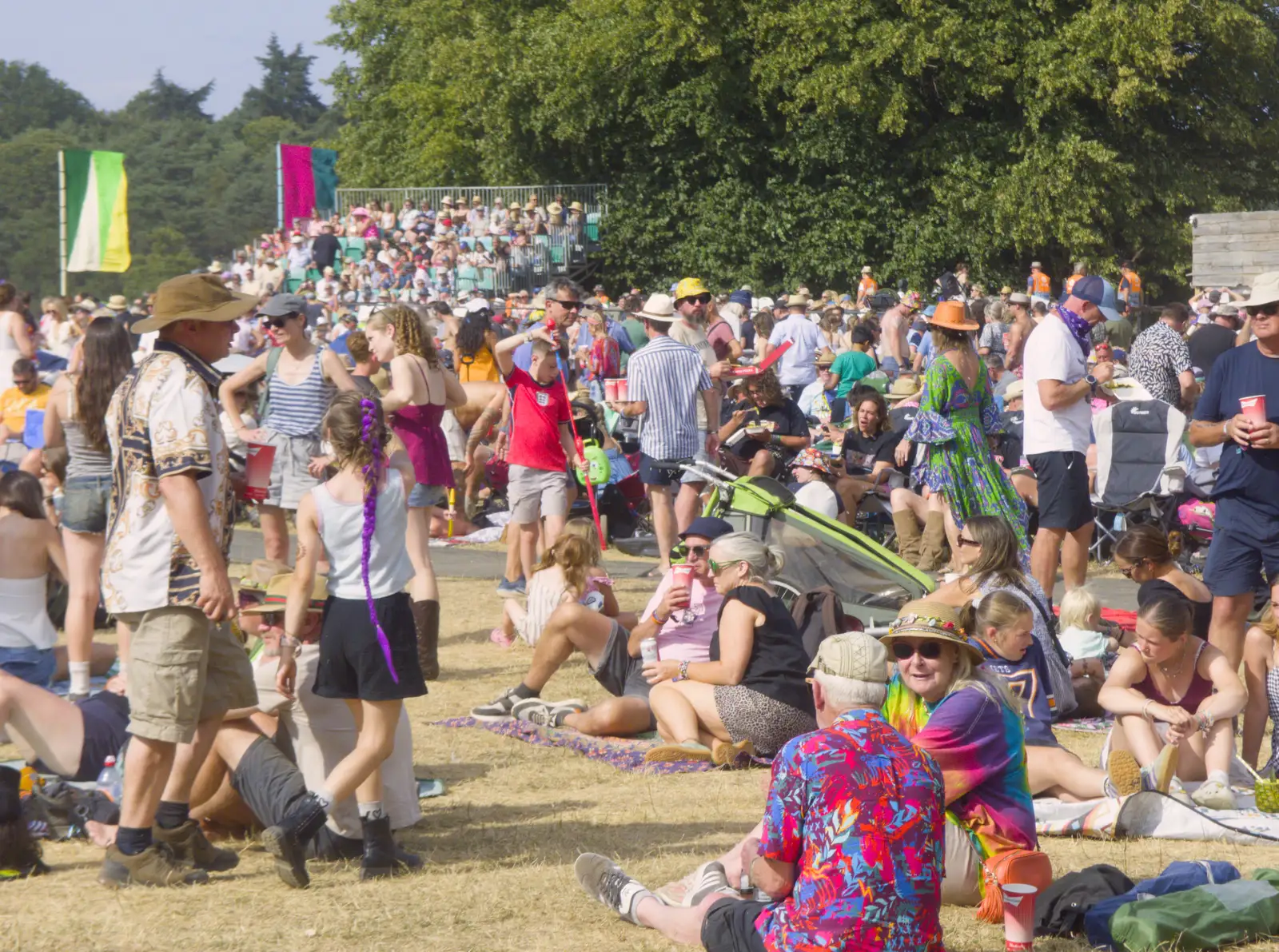 Festival crowds by the main stage, from Latitude's Twentieth Edition, Henham Park, Suffolk - 25th July 2026