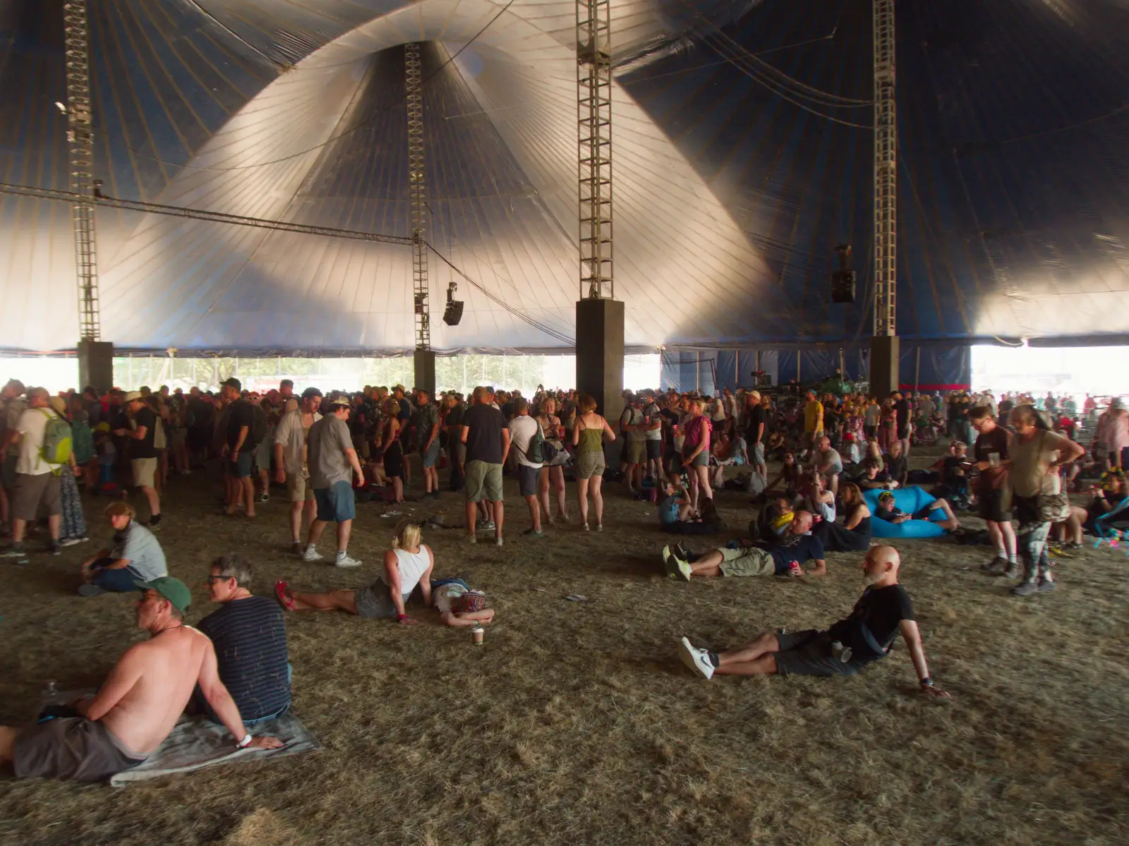 The Second Stage empties out after the Mustard gig, from Latitude's Twentieth Edition, Henham Park, Suffolk - 25th July 2026