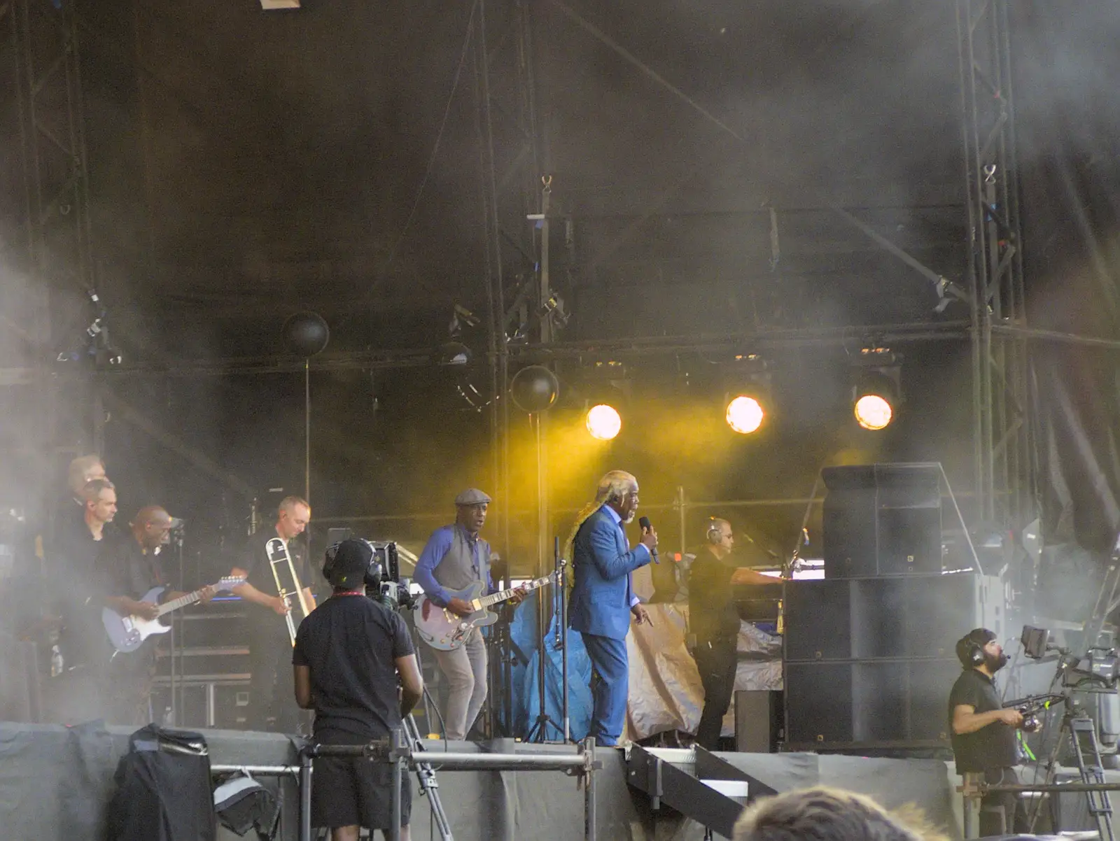 Billy Ocean and his band, from Latitude's Twentieth Edition, Henham Park, Suffolk - 25th July 2026