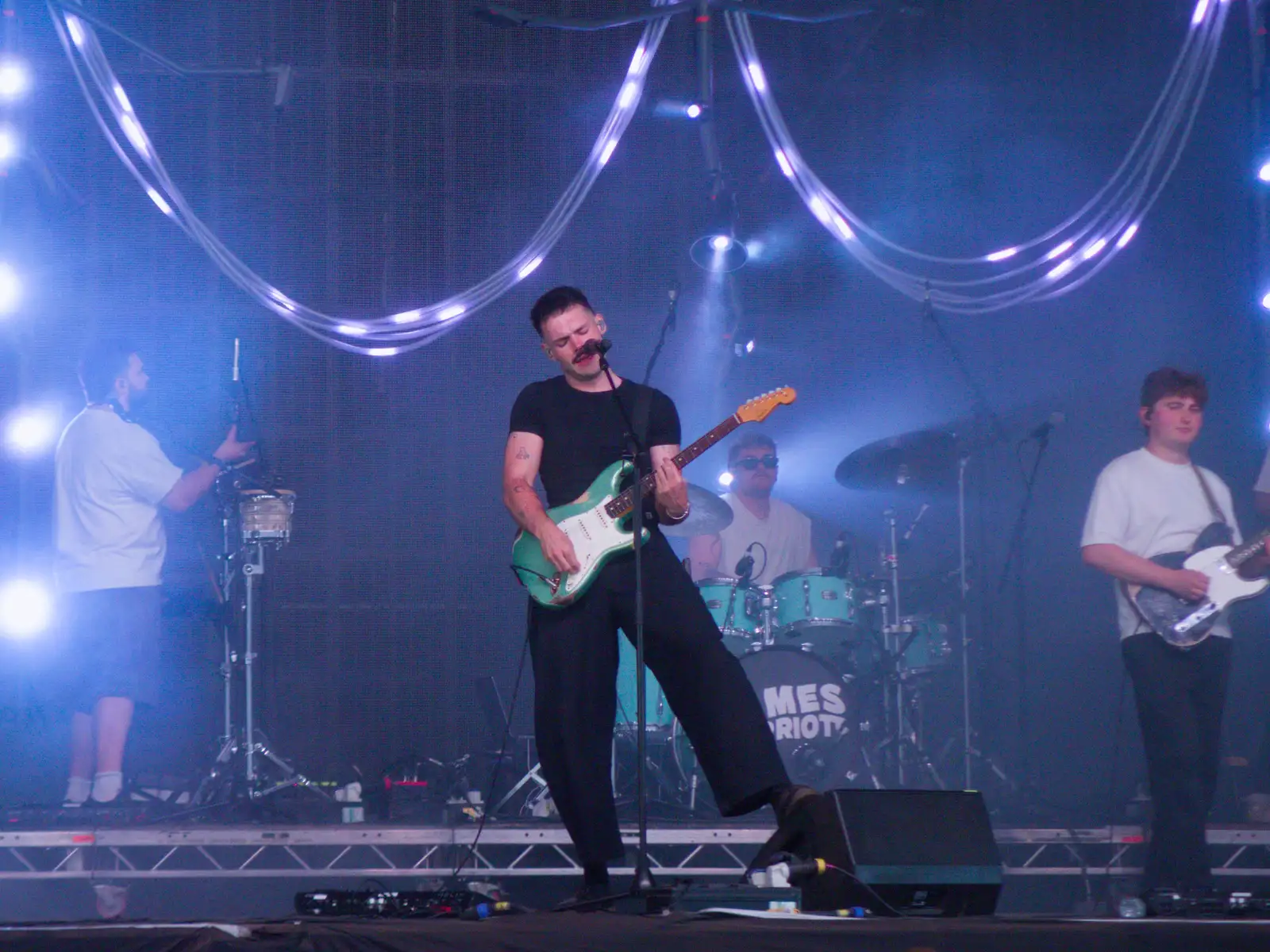 James Marriott has a hint of Freddy Mercury , from Latitude's Twentieth Edition, Henham Park, Suffolk - 25th July 2026