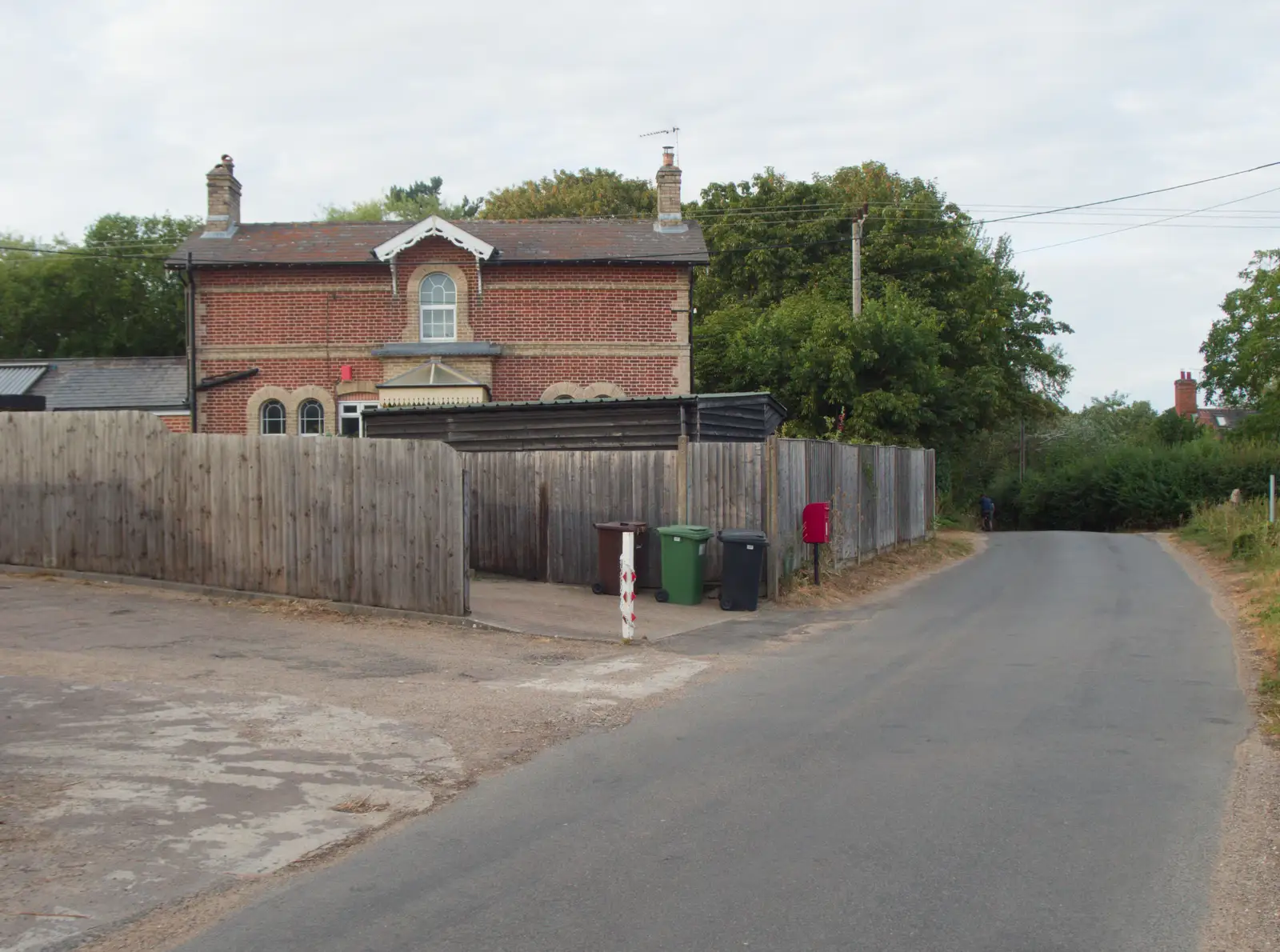 The old railway station on the road to Pulham, from A July Miscellany: Scole and a Ride To Pulham, Norfolk - 30th July 2026