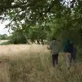 Walking under a giant oak tree, A July Miscellany: Scole and a Ride To Pulham, Norfolk - 30th July 2026