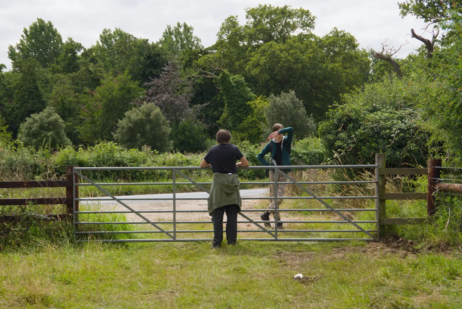 Harry tries to hide, from A July Miscellany: Scole and a Ride To Pulham, Norfolk - 30th July 2026