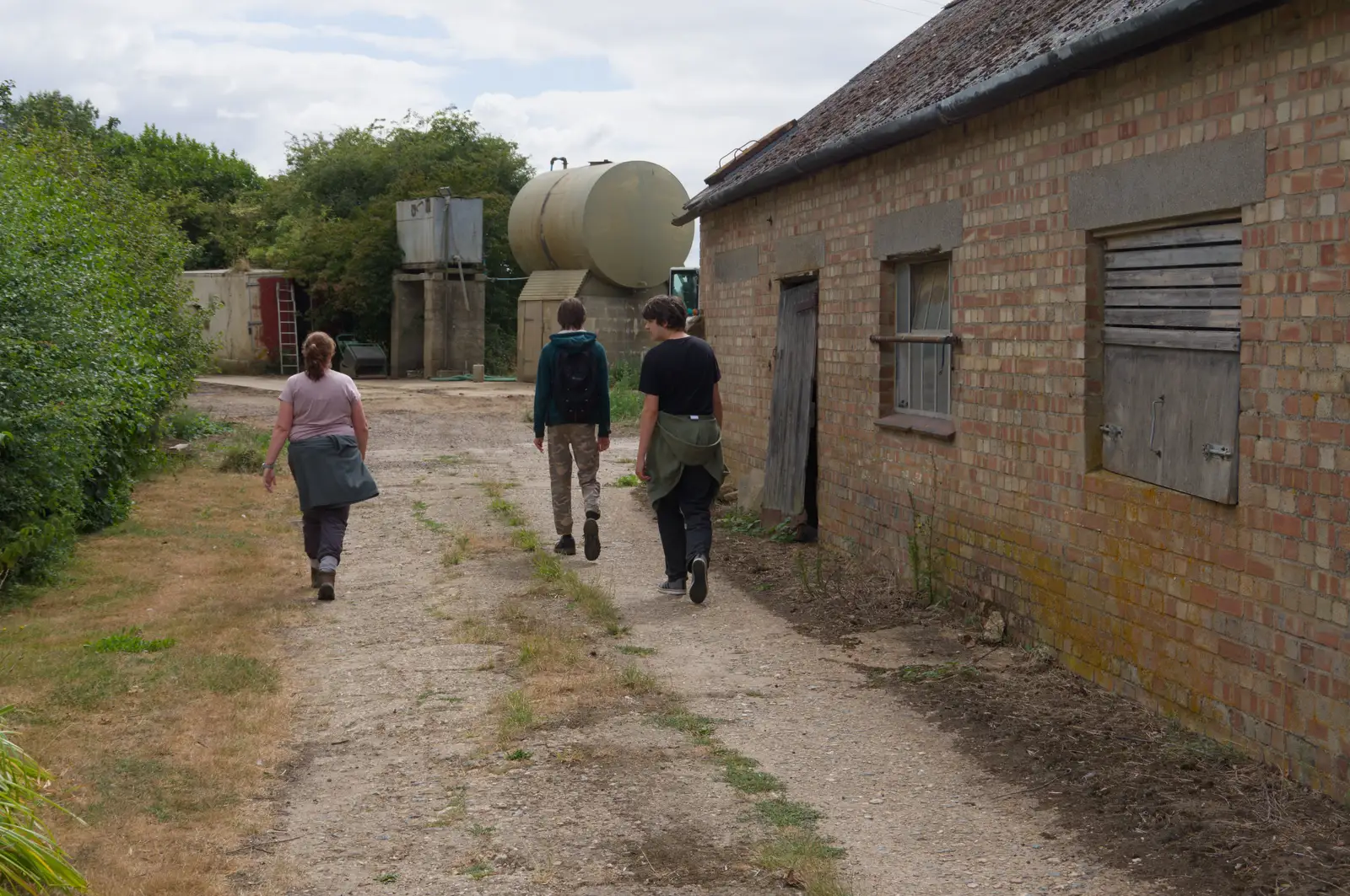 On the path through Warren Hill, from A July Miscellany: Scole and a Ride To Pulham, Norfolk - 30th July 2026