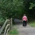 Isobel walks around the Needham Lake path, A Postcard From: Needham Market, Suffolk - 31st July 2026