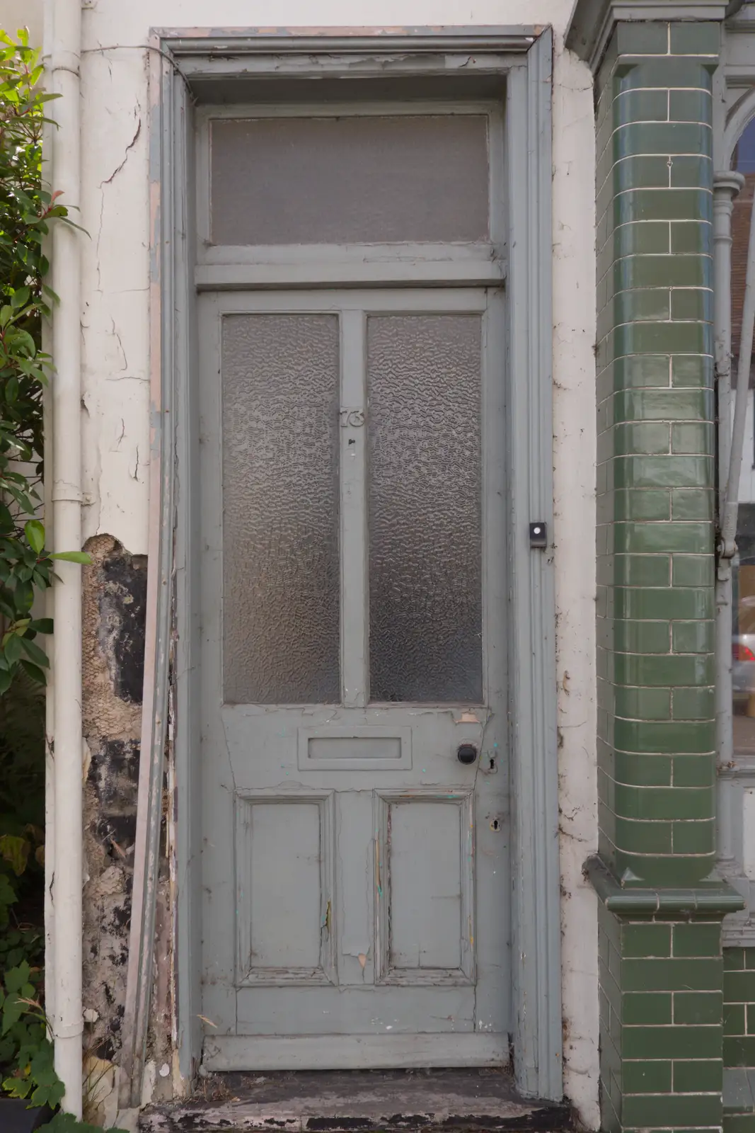 A tall but distressed door, from A Postcard From: Needham Market, Suffolk - 31st July 2026
