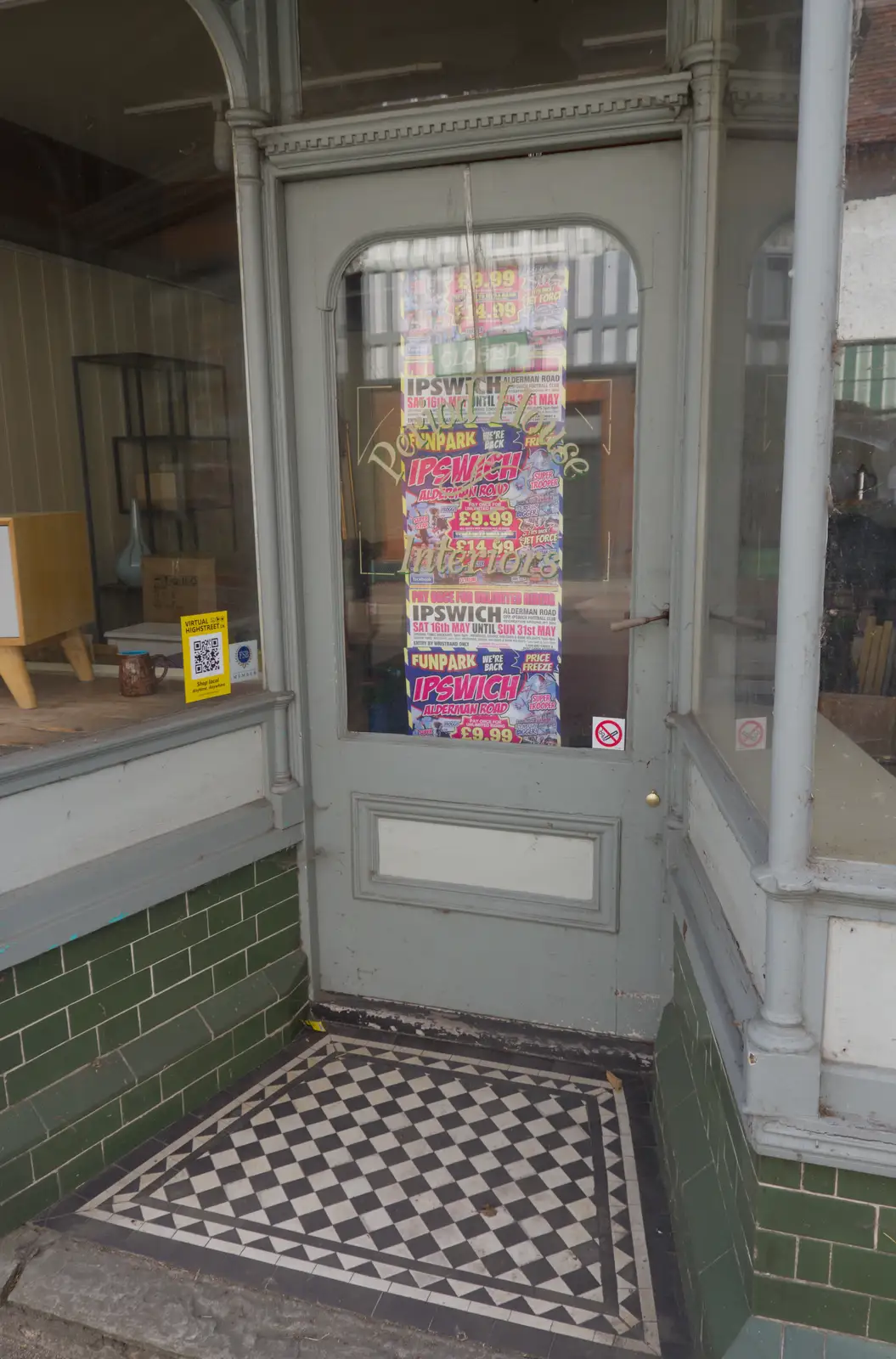 A classic Victorian shop porch, from A Postcard From: Needham Market, Suffolk - 31st July 2026