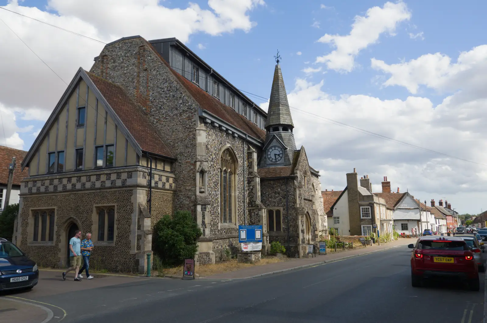 Another view of the architectural mash-up , from A Postcard From: Needham Market, Suffolk - 31st July 2026