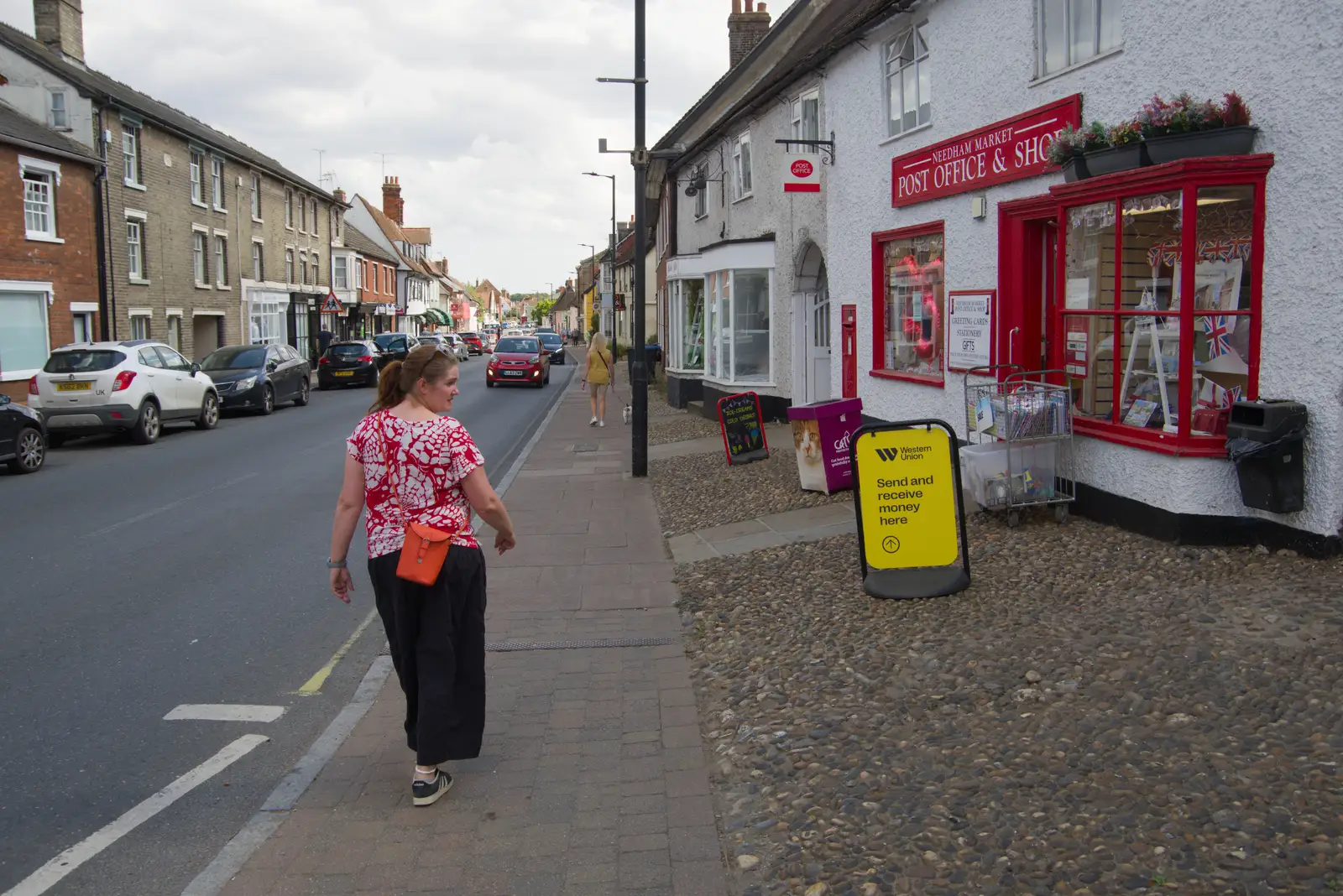 Isobel walks through Needham Market, from A Postcard From: Needham Market, Suffolk - 31st July 2026