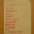 Fred's added to the Spanish 'don't forget' list, Music in the Beer Garden, Trowel and Hammer, Cotton - 2nd August 2026