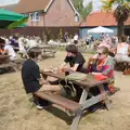 Harry, Fred and Isobel in the beer garden, Music in the Beer Garden, Trowel and Hammer, Cotton - 2nd August 2026