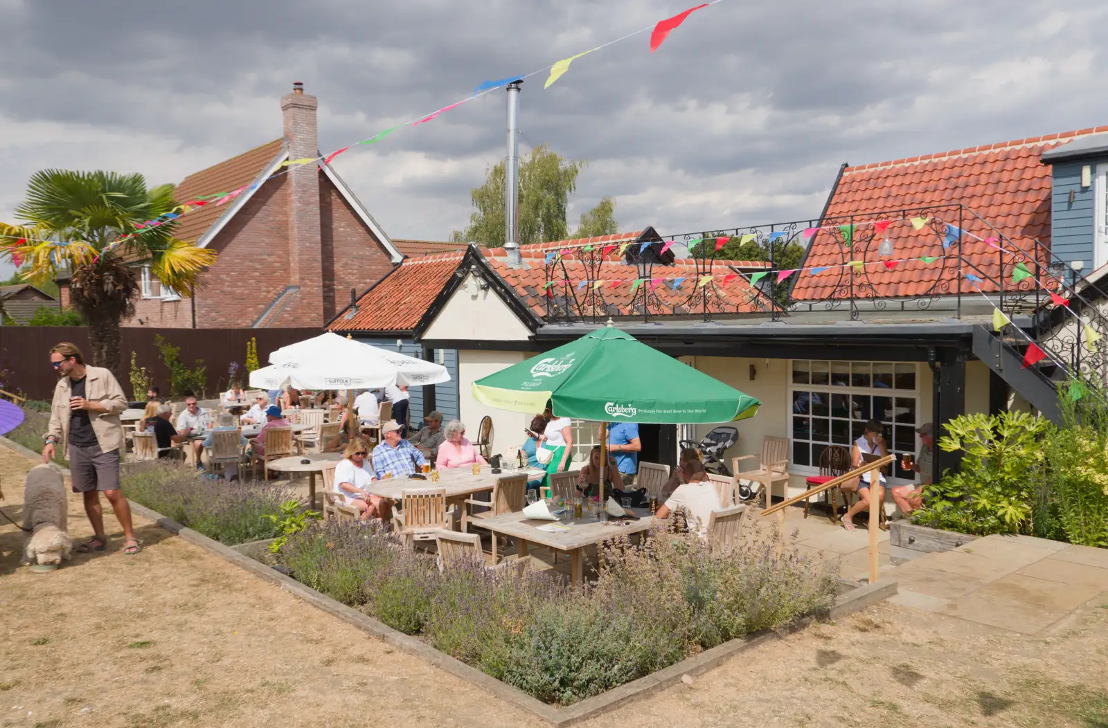 The back of the pub, from Music in the Beer Garden, Trowel and Hammer, Cotton - 2nd August 2026