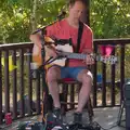 Funky classical guitar action, Music in the Beer Garden, Trowel and Hammer, Cotton - 2nd August 2026