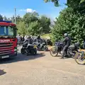 Bikes by a fire engine, An Alternate Reality, and the BSCC in Harleston, Norfolk - 6th August 2026
