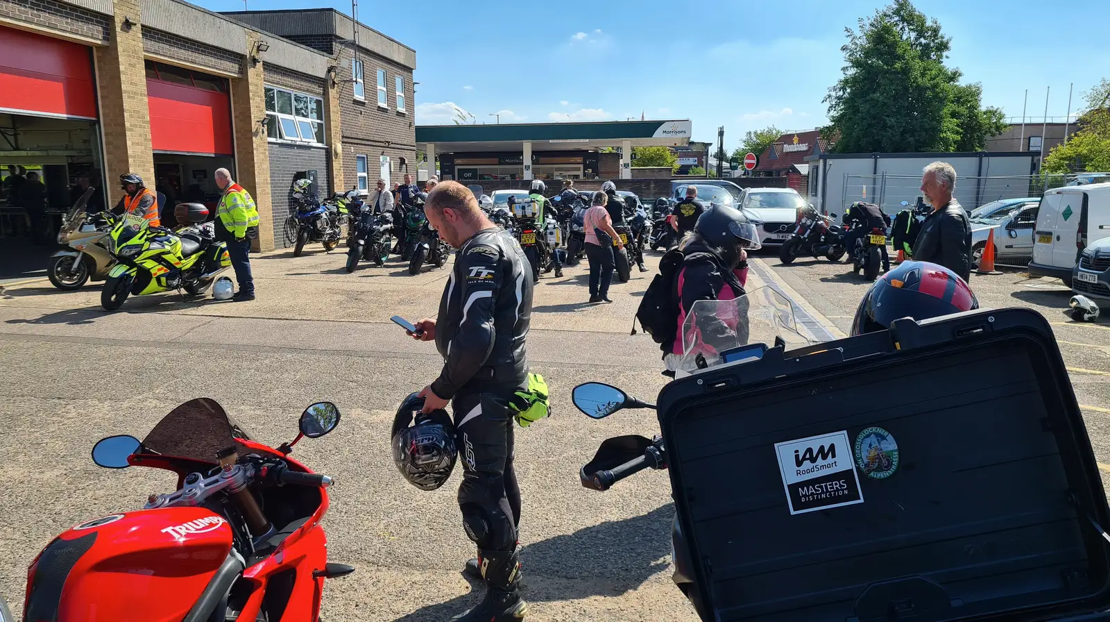 Round the back of the fire station, from An Alternate Reality, and the BSCC in Harleston, Norfolk - 6th August 2026