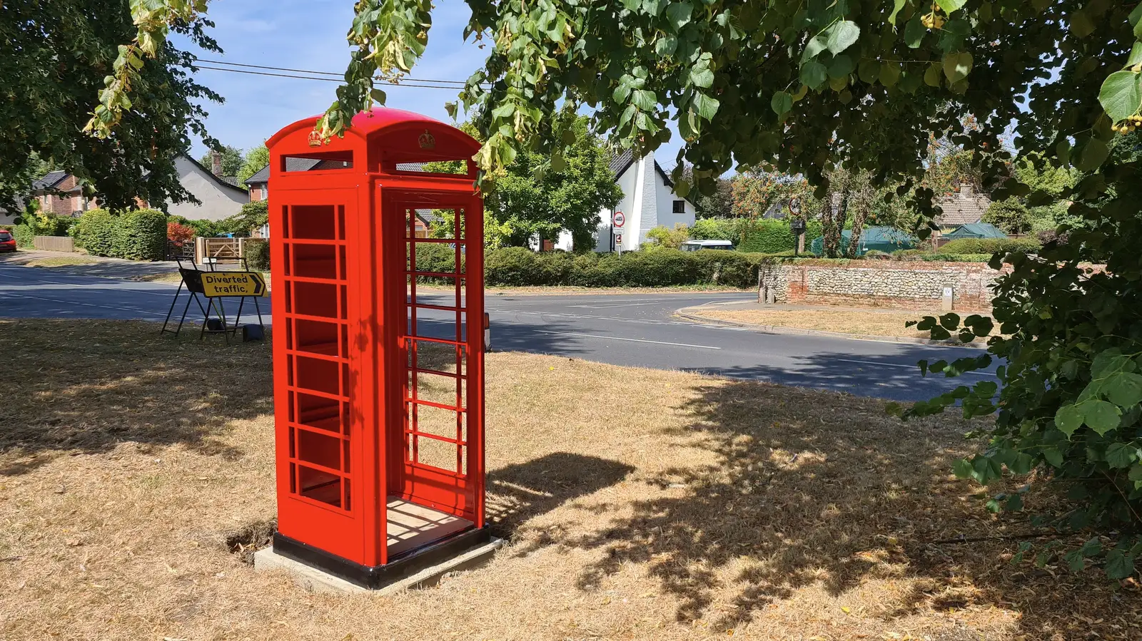 The K6 phonebox in Palgrave is being restored, from An Alternate Reality, and the BSCC in Harleston, Norfolk - 6th August 2026