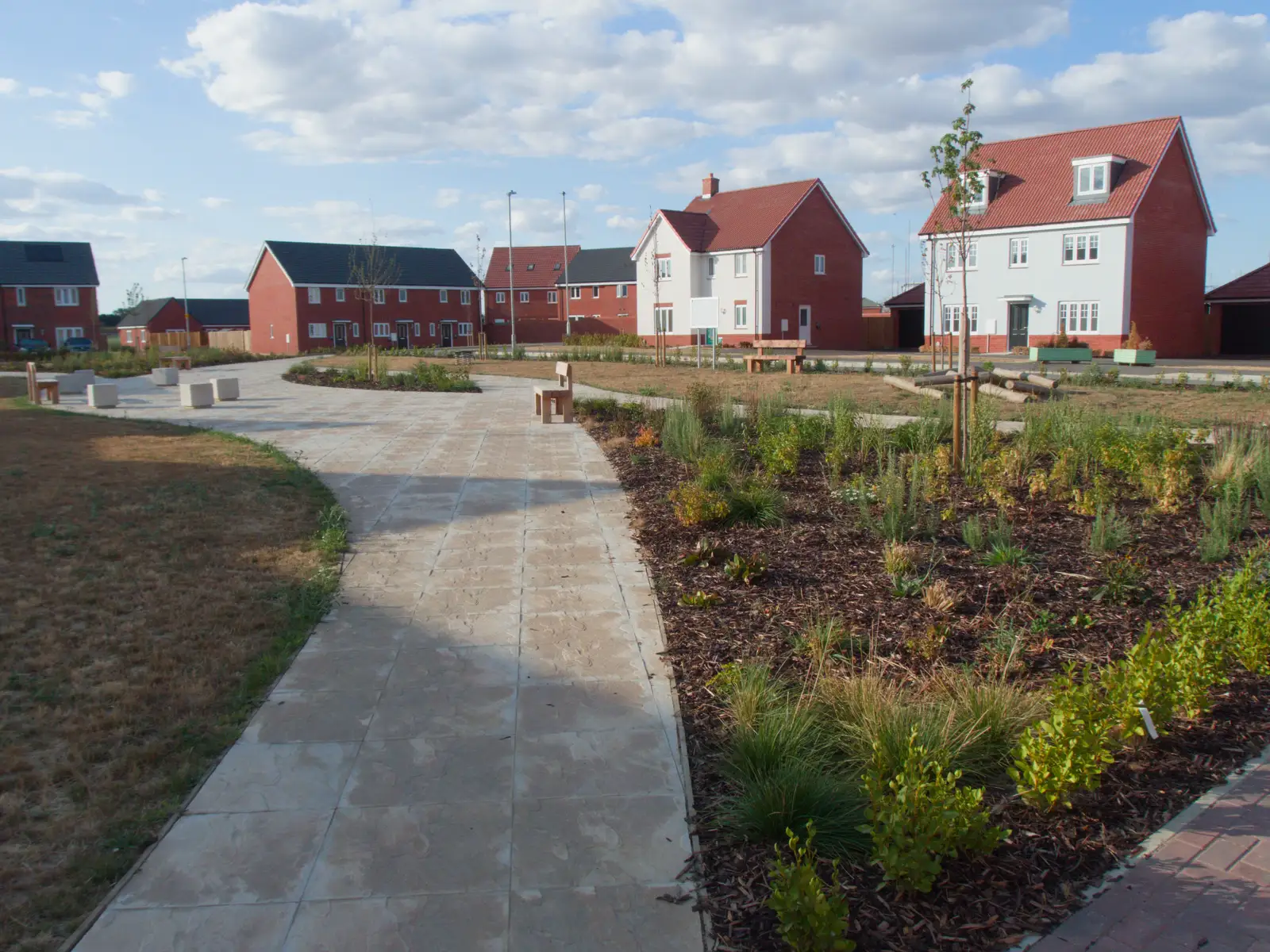 There are some vague attempts at landscaping, from An Alternate Reality, and the BSCC in Harleston, Norfolk - 6th August 2026