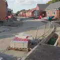 A new road of bungalows is under construction, An Alternate Reality, and the BSCC in Harleston, Norfolk - 6th August 2026