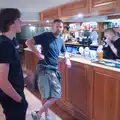 Fred and Phil at the bar of The Cap in Harleston, An Alternate Reality, and the BSCC in Harleston, Norfolk - 6th August 2026
