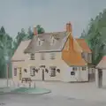 Another of Nosher's Swan paintings, Alan's 80th Birthday, Eye, Suffolk - 8th August 2026