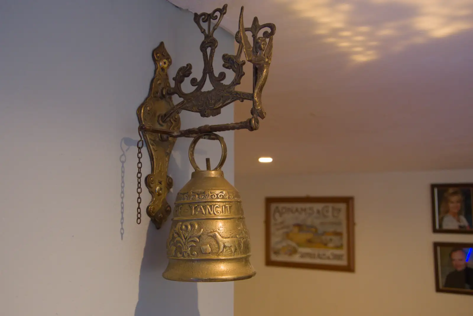 The old Swan 'time' bell, from Alan's 80th Birthday, Eye, Suffolk - 8th August 2026