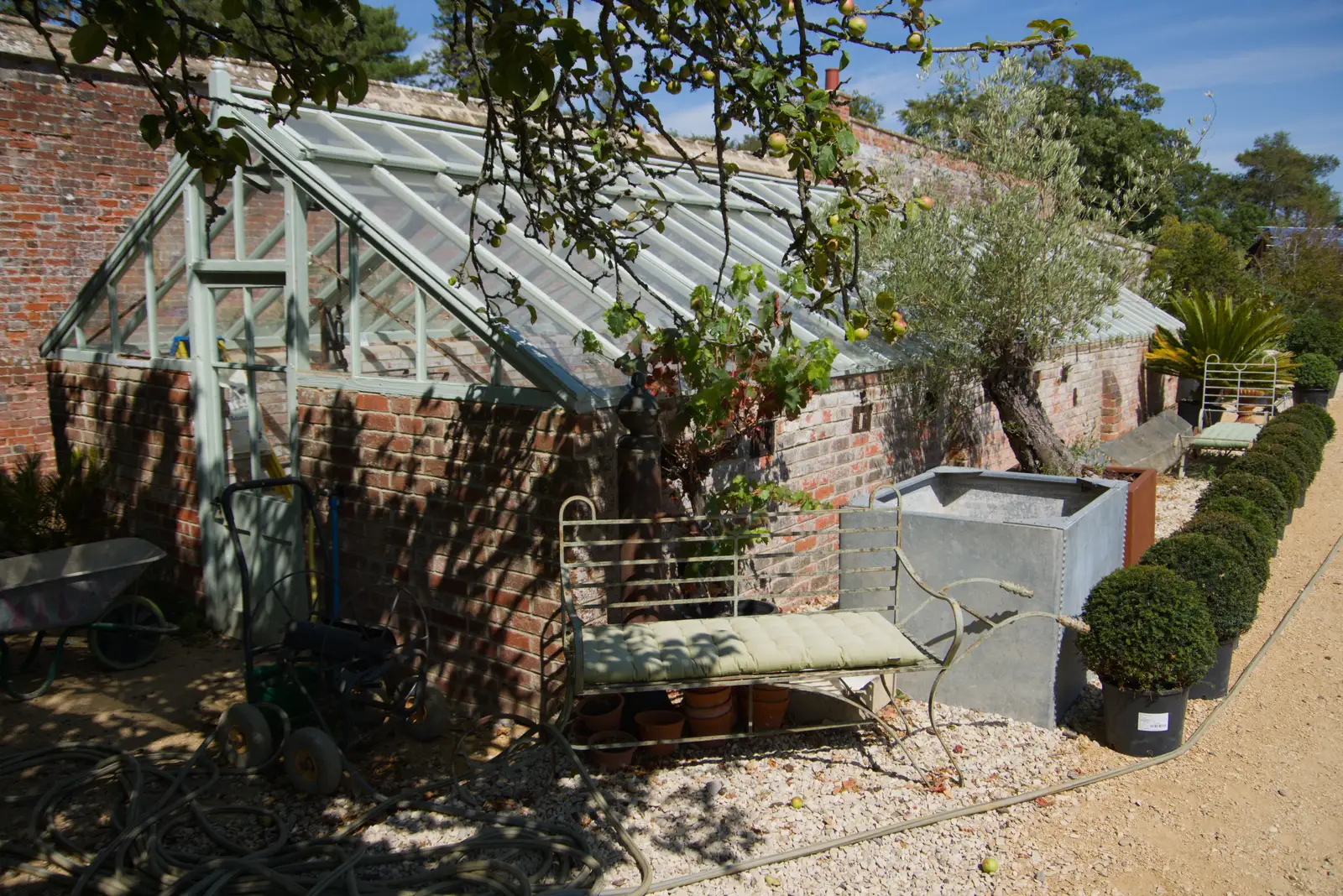 The restored Victorian greenhouse, from Walking the Ridgeway: Chiseldon to Avebury, Wiltshire - 10th August 2026