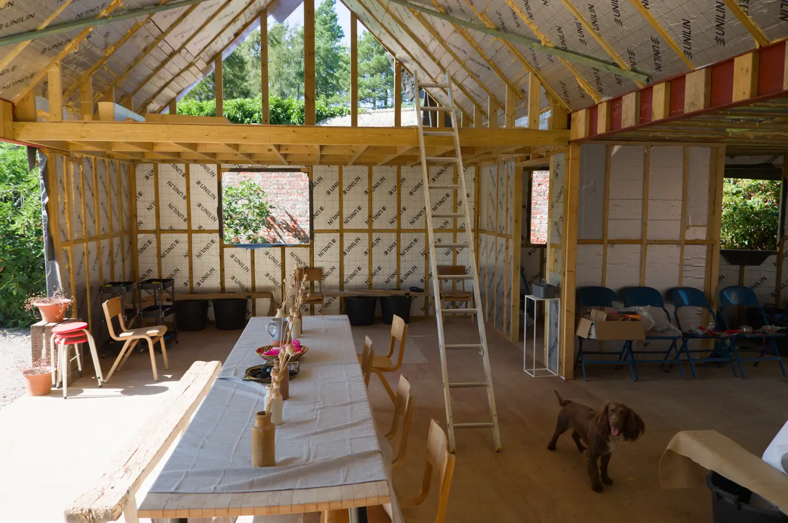 The new library building, from Walking the Ridgeway: Chiseldon to Avebury, Wiltshire - 10th August 2026
