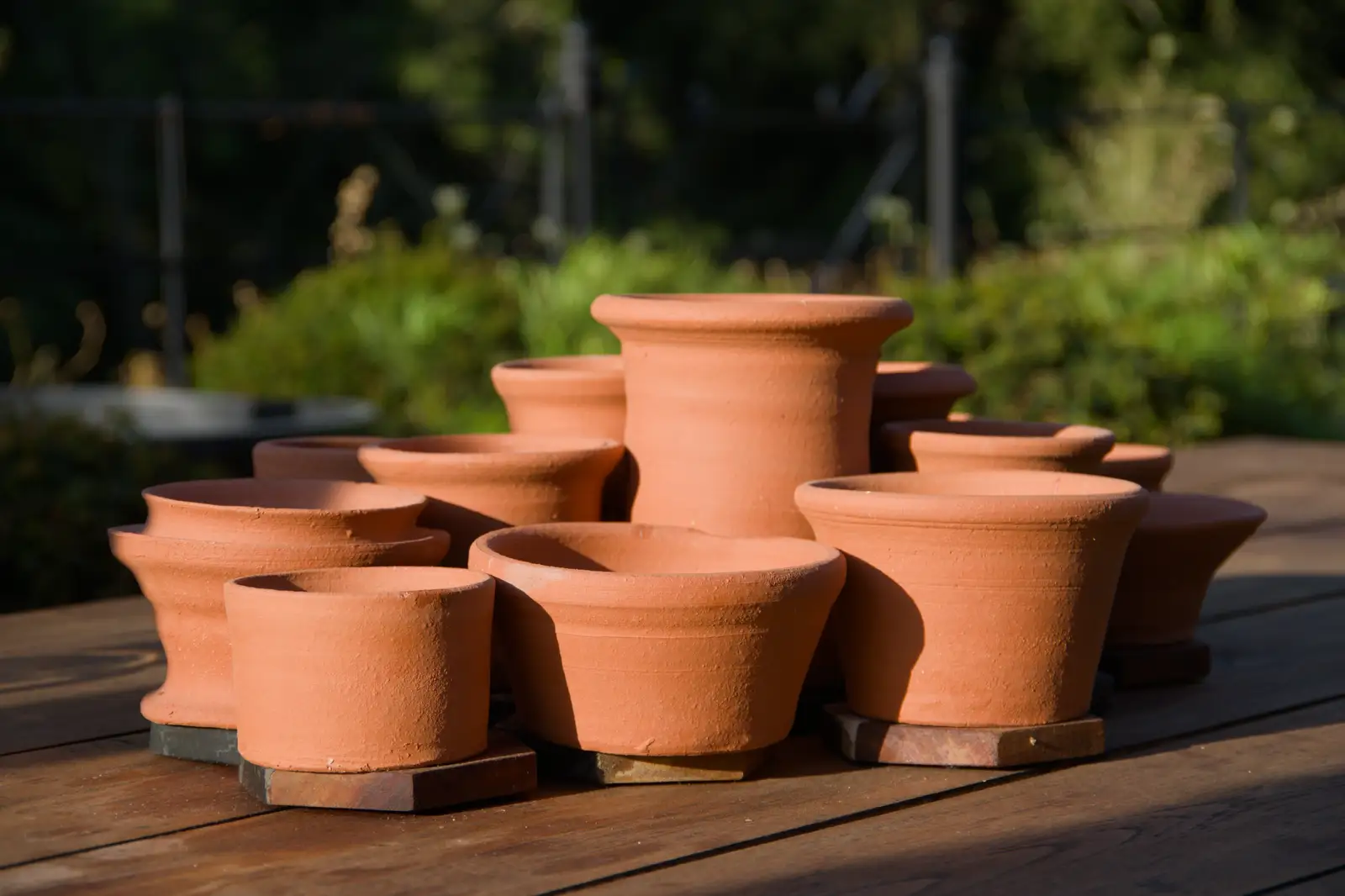 A collection of homemade earthenware, from Walking the Ridgeway: Chiseldon to Avebury, Wiltshire - 10th August 2026