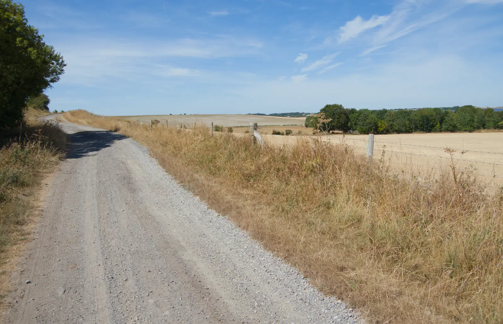 Route 45 opens up , from Walking the Ridgeway: Chiseldon to Avebury, Wiltshire - 10th August 2026