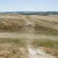 A view from Barbury Castle - an iron-age hill fort, Walking the Ridgeway: Chiseldon to Avebury, Wiltshire - 10th August 2026