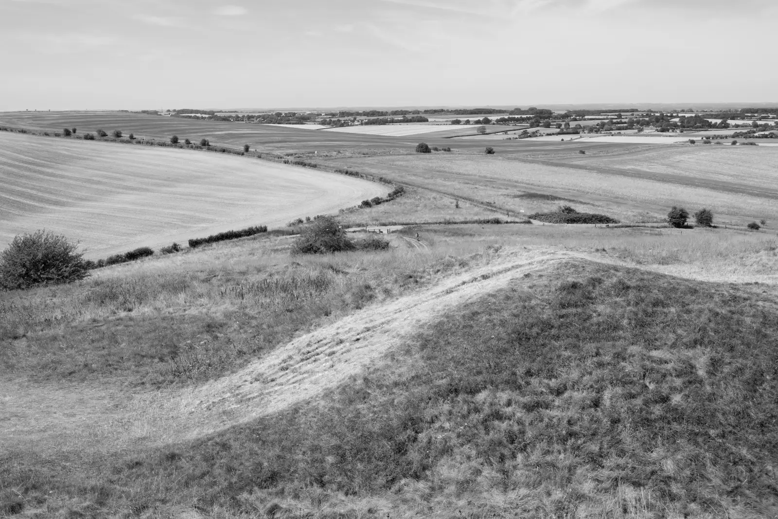 Barbury Castle hill fort, from Walking the Ridgeway: Chiseldon to Avebury, Wiltshire - 10th August 2026