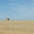 A solitary pile of straw bales in a field, Walking the Ridgeway: Chiseldon to Avebury, Wiltshire - 10th August 2026