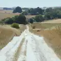 The Wessex Ridgeway falls down into Avebury, Walking the Ridgeway: Chiseldon to Avebury, Wiltshire - 10th August 2026