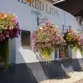 Impressive hanging baskest at the Red Lion, Walking the Ridgeway: Chiseldon to Avebury, Wiltshire - 10th August 2026
