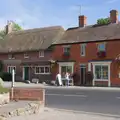 A thatched building over the road from the pub, Walking the Ridgeway: Chiseldon to Avebury, Wiltshire - 10th August 2026